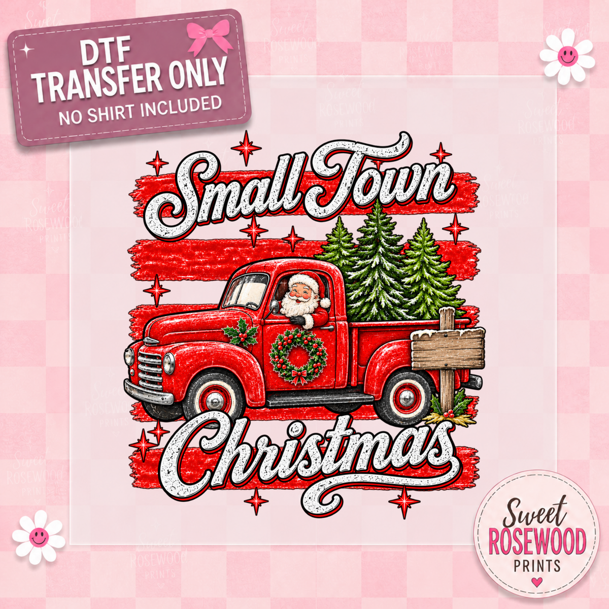 SMALL TOWN RED TRUCK