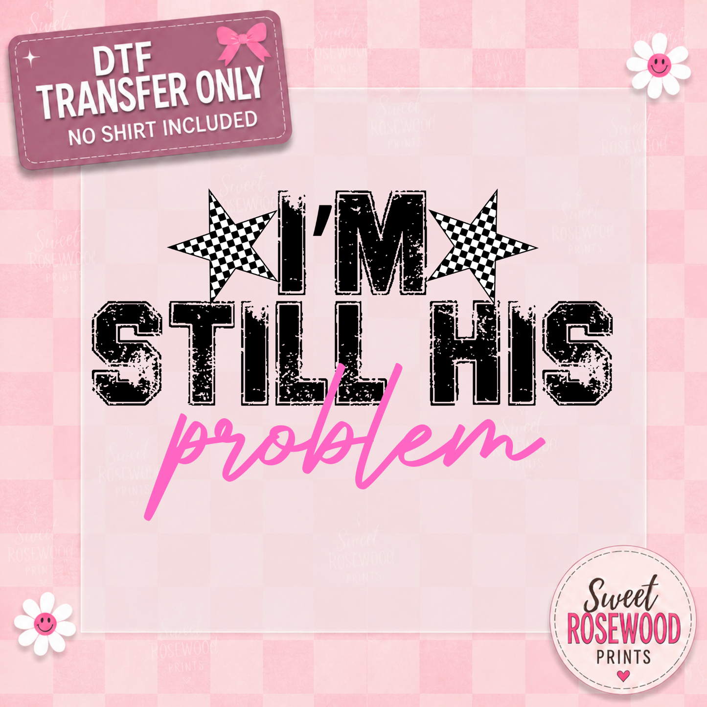 STILL HIS PROBLEM