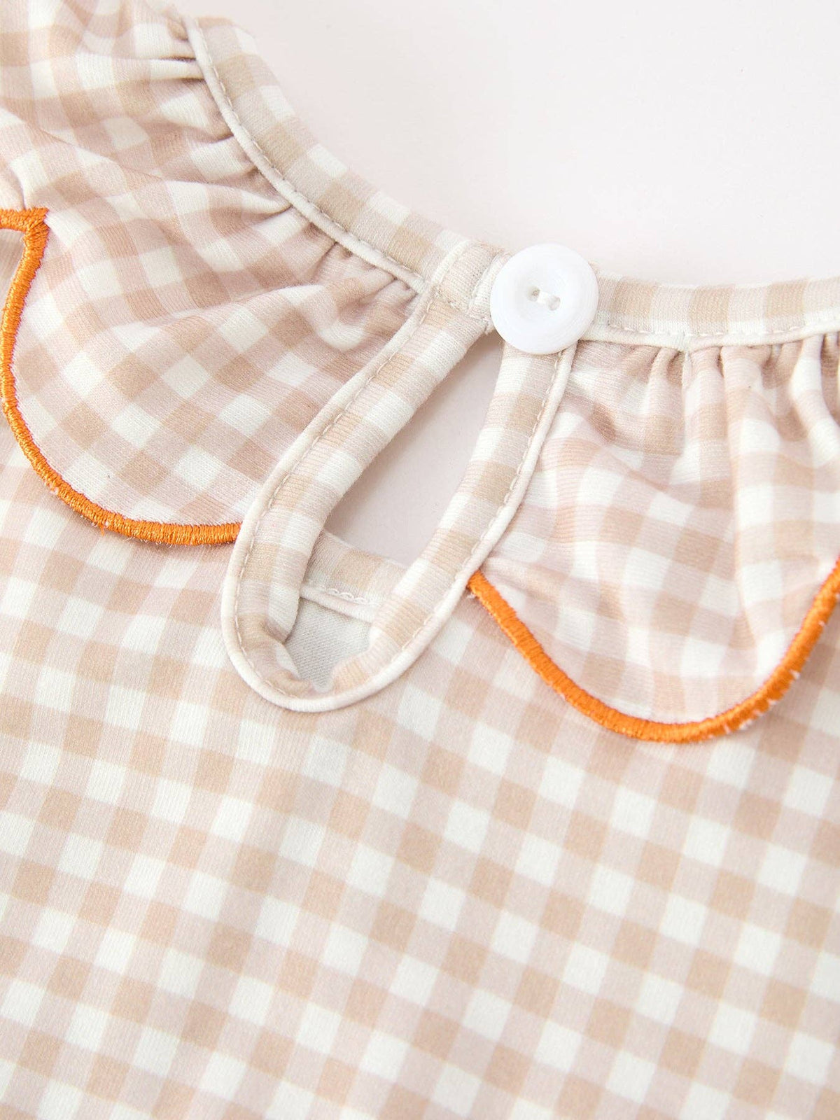 Thanksgiving Smocked Girls Dress Turkey Pumpkin Pie Embroidery