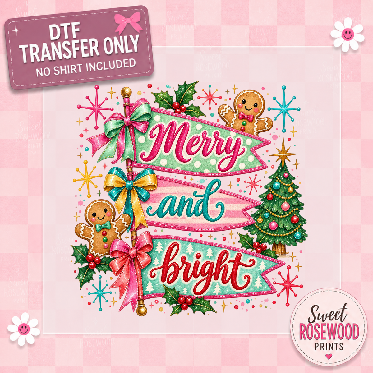 MERRY & BRIGHT FLAGS