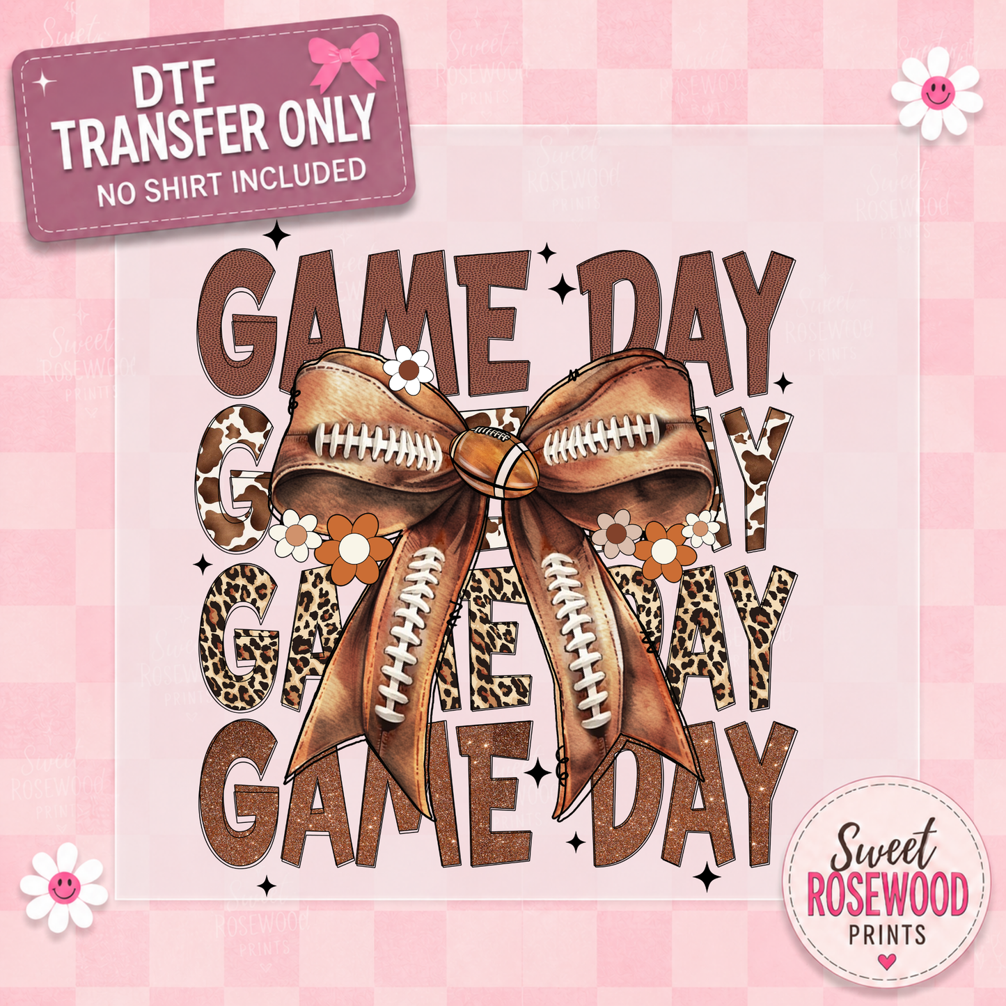GAME DAY FOOTBALL BOW