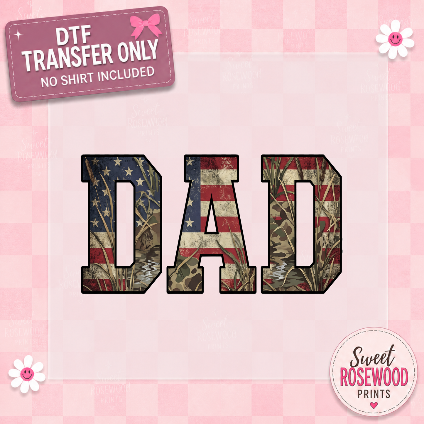 DAD AMERICAN FLAG