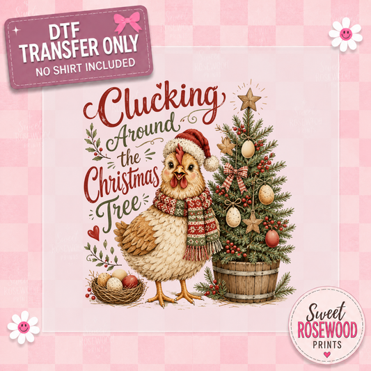 CLUCKING AROUND THE CHRISTMAS TREE
