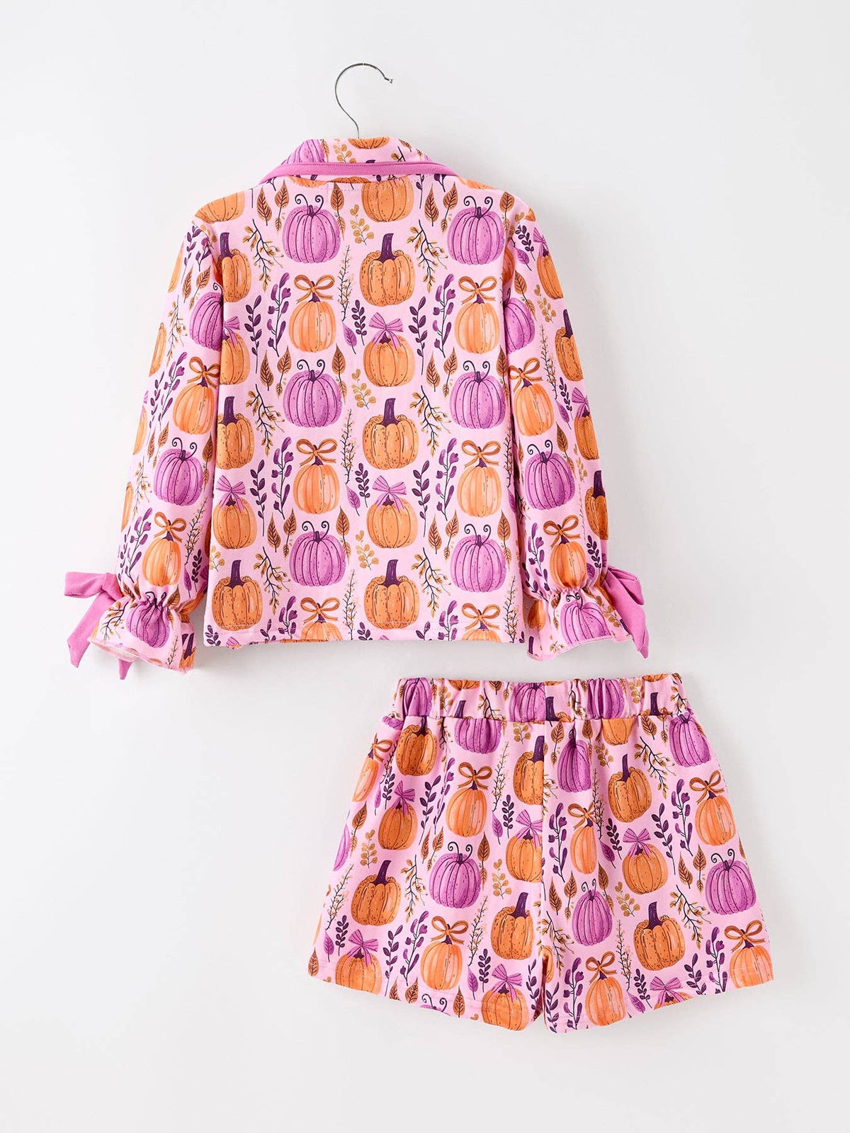 Mommy & me Halloween Pumpkin Pajama Set: Kids