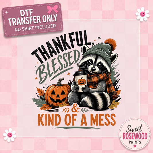 THANKFUL BLESSED KIND OF A MESS