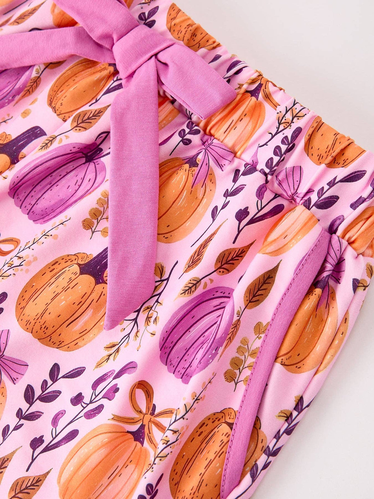 Mommy & me Halloween Pumpkin Pajama Set: Kids
