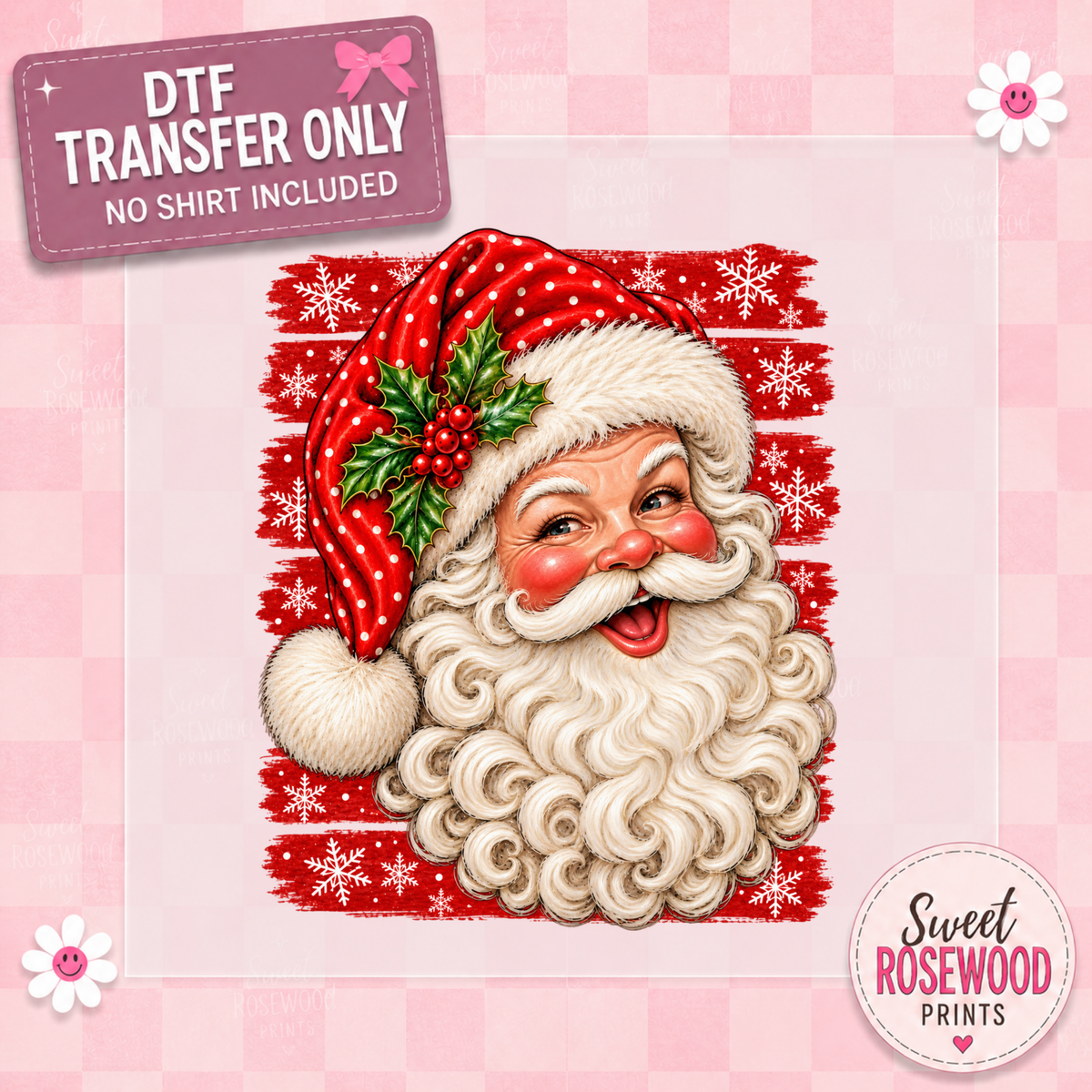 SANTA SNOWFLAKES