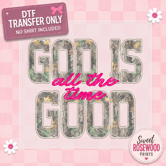 GOD IS GOOD - CAMO