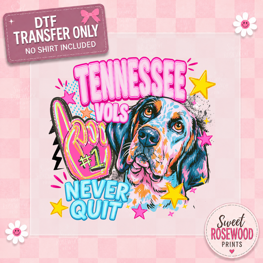 TENNESSEE NEVER QUITS
