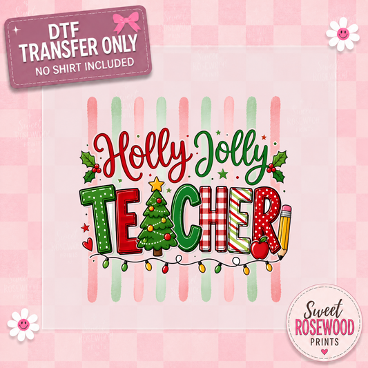 HOLLY JOLLY TEACHER
