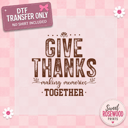 GIVE THANKS - BROWN