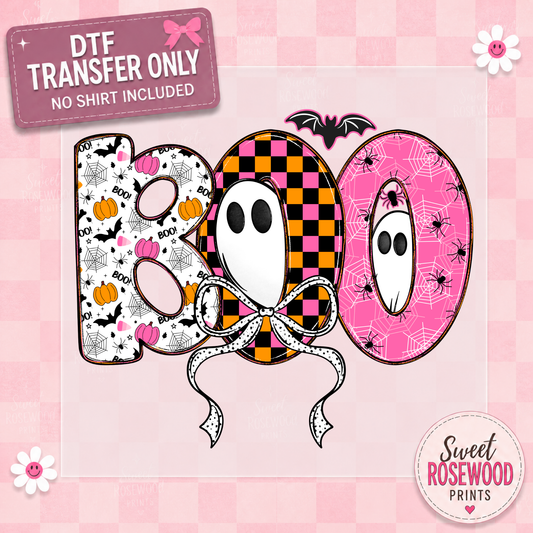 BOO W/BAT & PINK