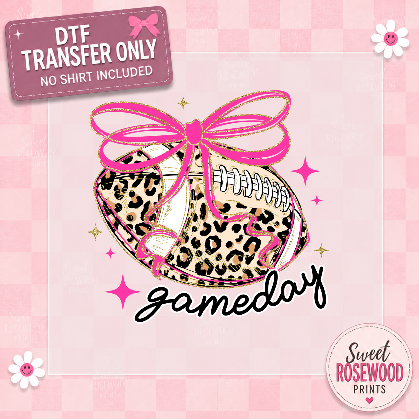 GAME DAY PINK BOW