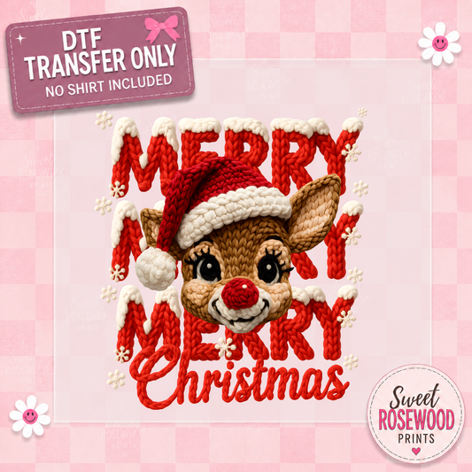 MERRY CHRISTMAS RUDOLPH