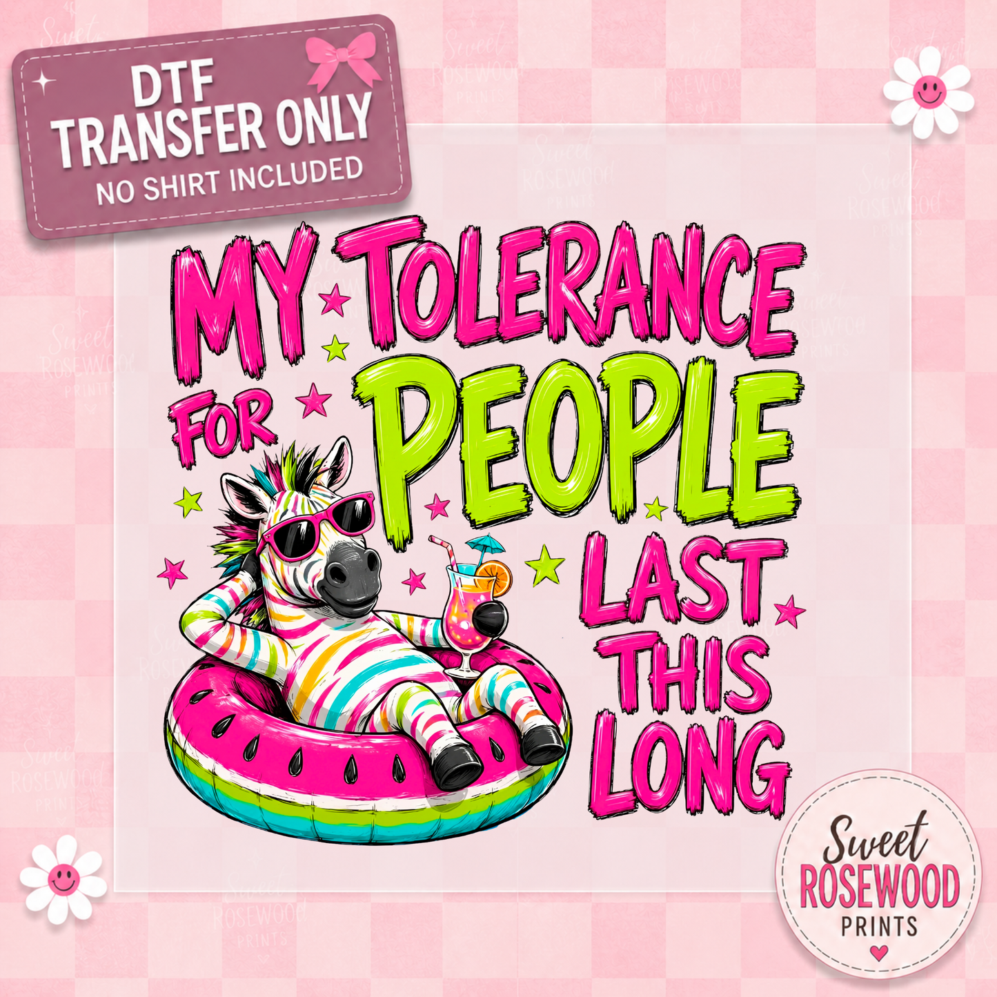 TOLERANCE FOR PEOPLE