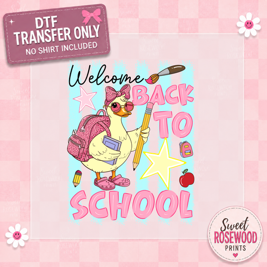 WELCOME BACK TO SCHOOL