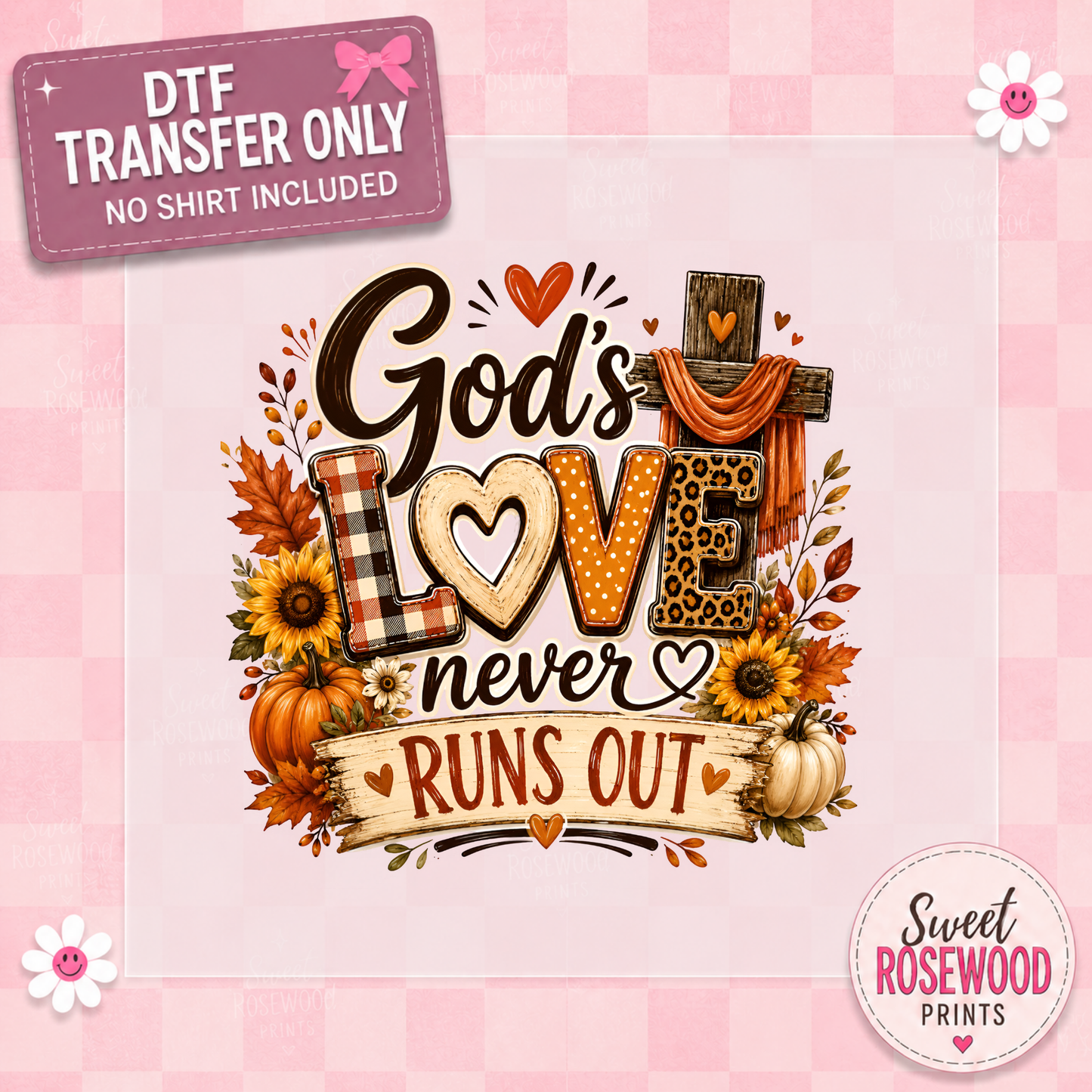 GOD'S LOVE NEVER RUNS OUT