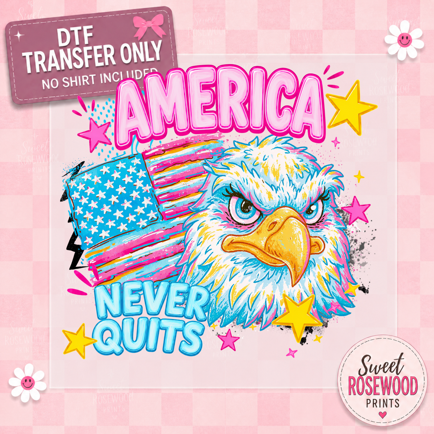 AMERICA NEVER QUITS