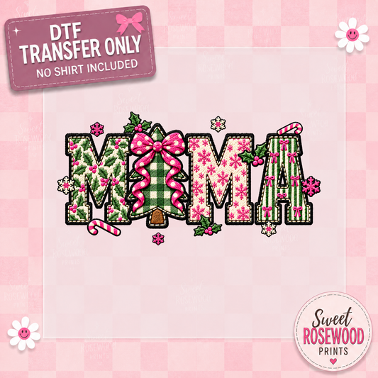 MAMA PINK/GREEN/TREE