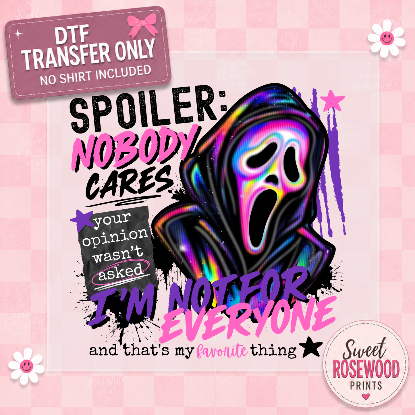 SPOILER NOBODY CARES