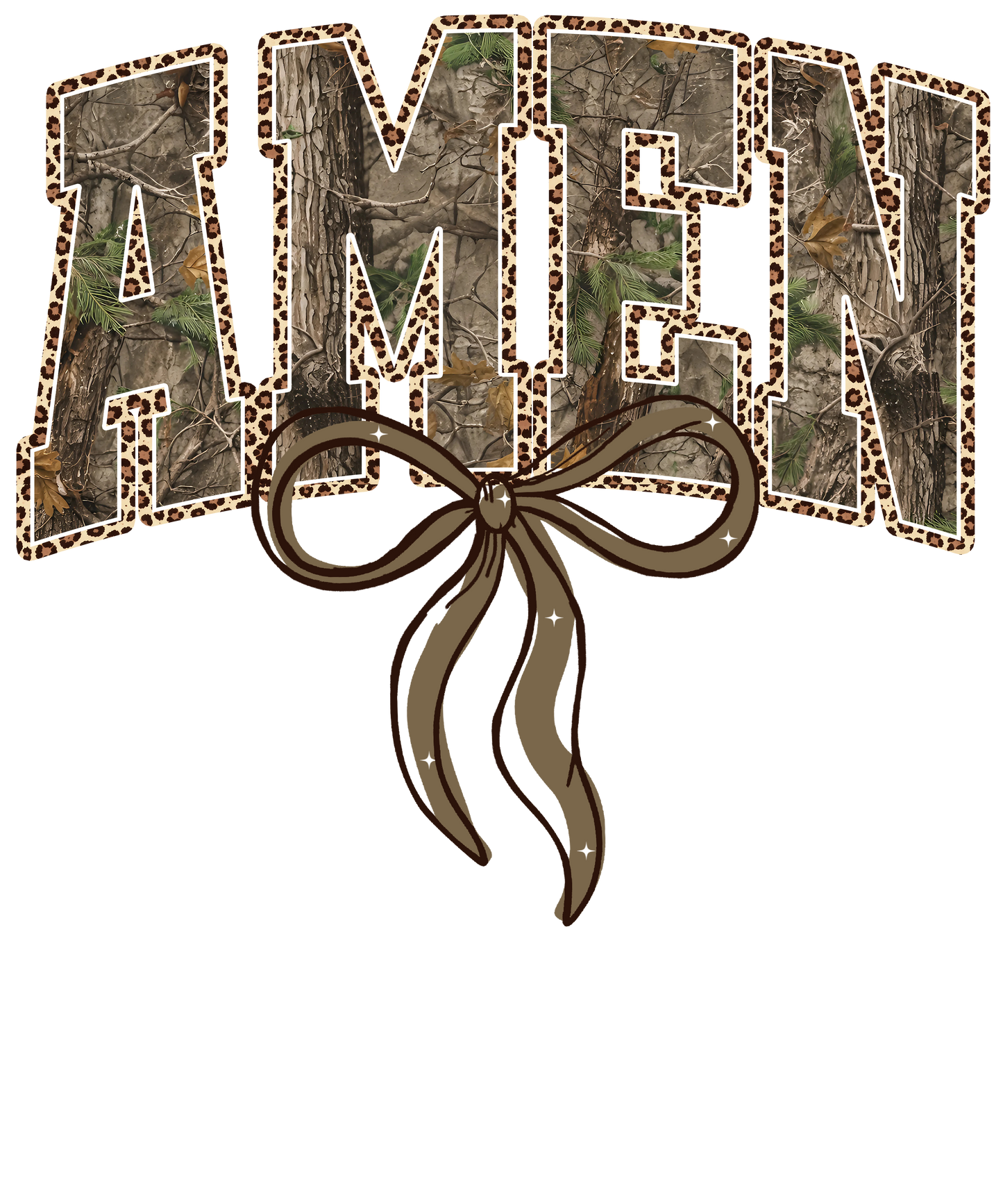 AMEN CAMO W/BOW