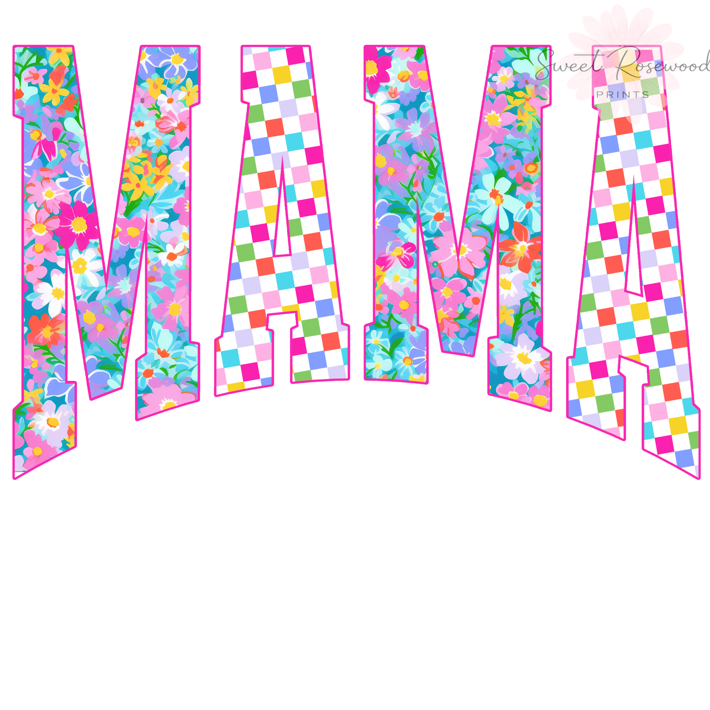 MAMA FLOWERS & CHECKERED