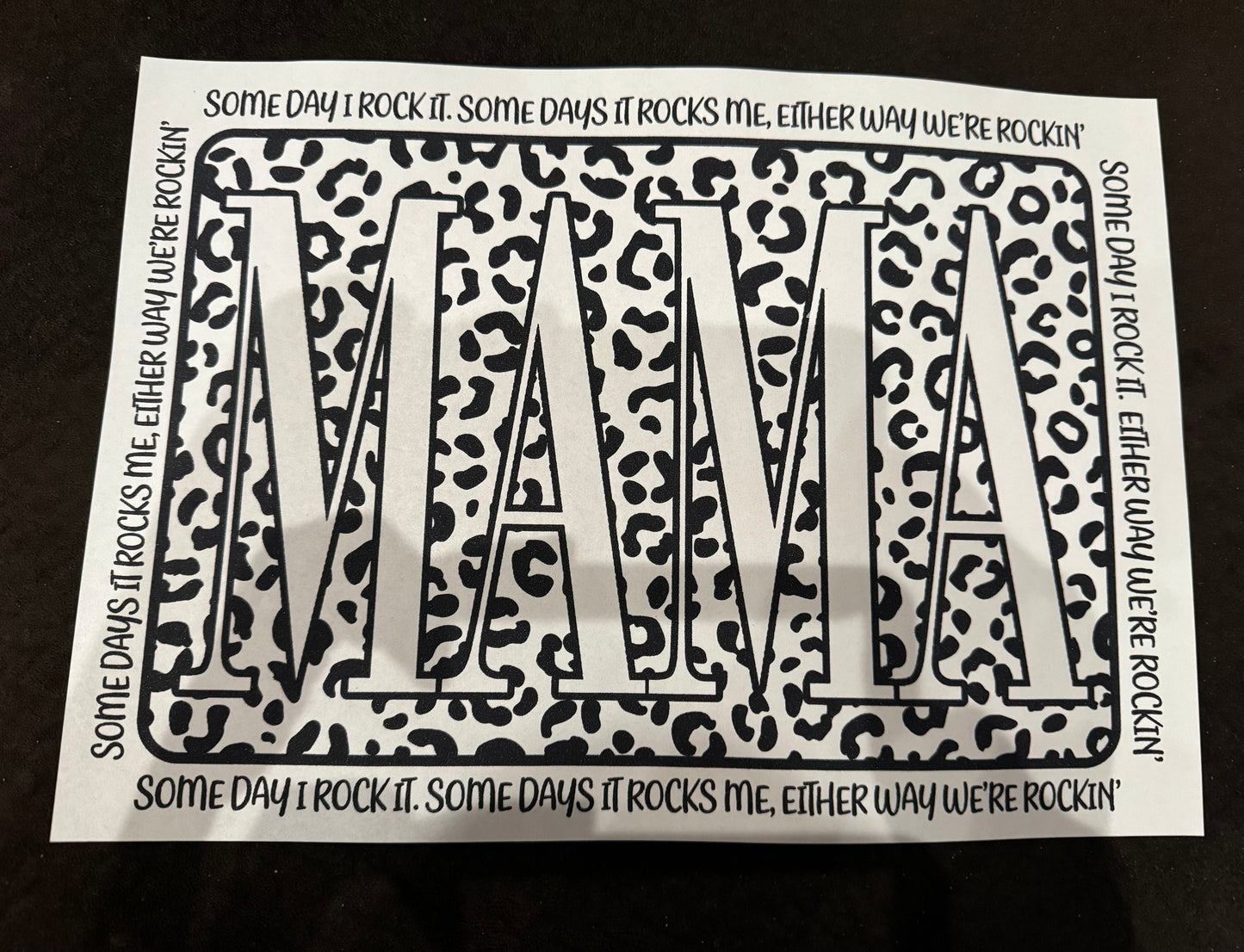 MAMA LEOPARD PRINT