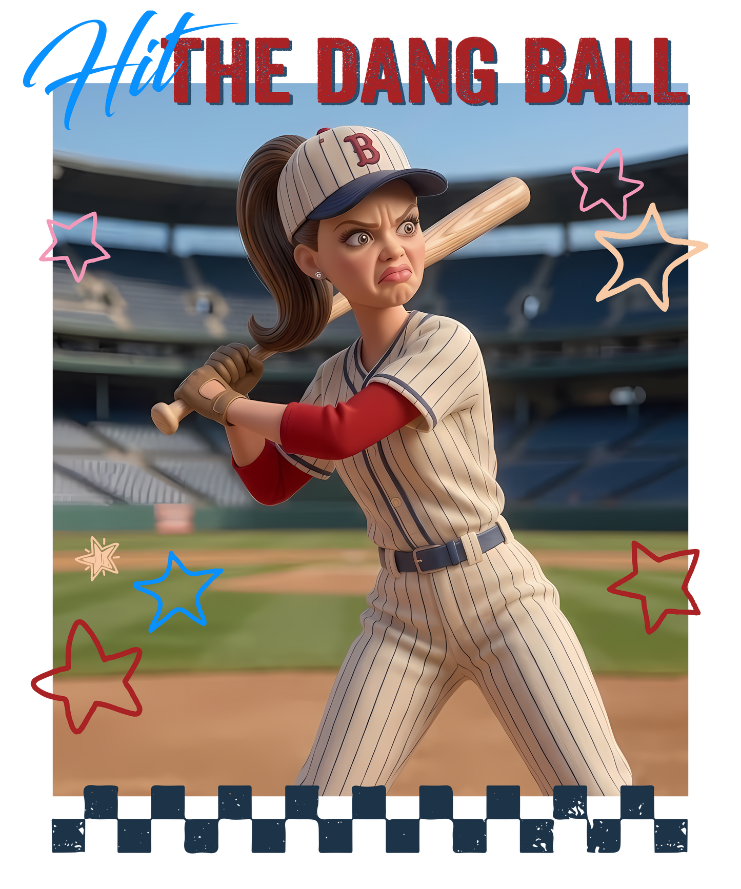 HIT THE DANG BALL - B IN UNIFORM