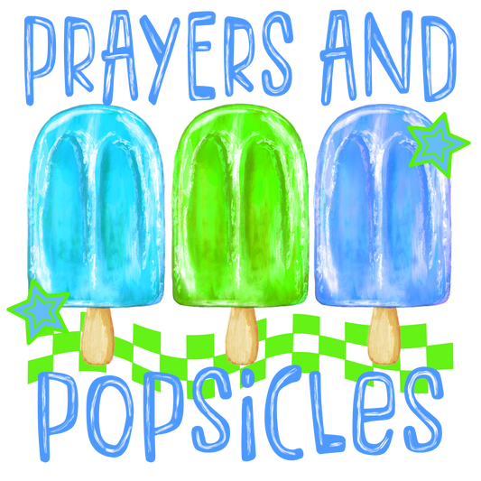 PRAYERS & POPSICLES BLUE
