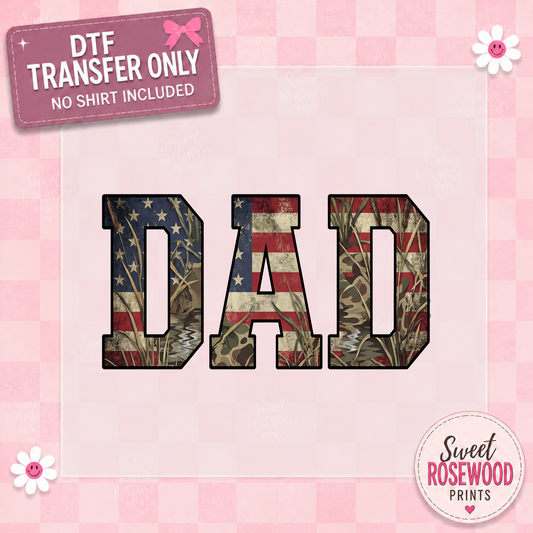 DAD AMERICAN FLAG
