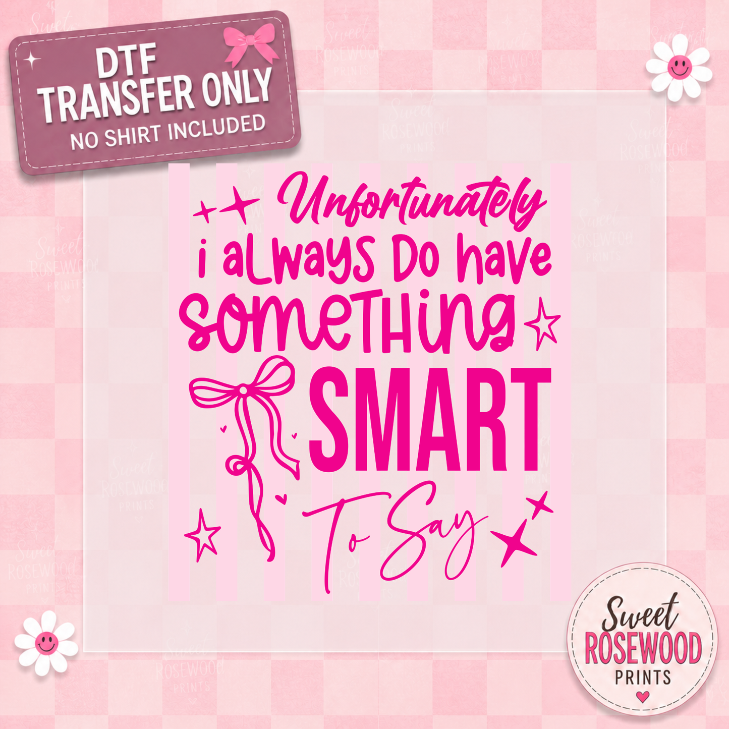 SOMETHING SMART TO SAY