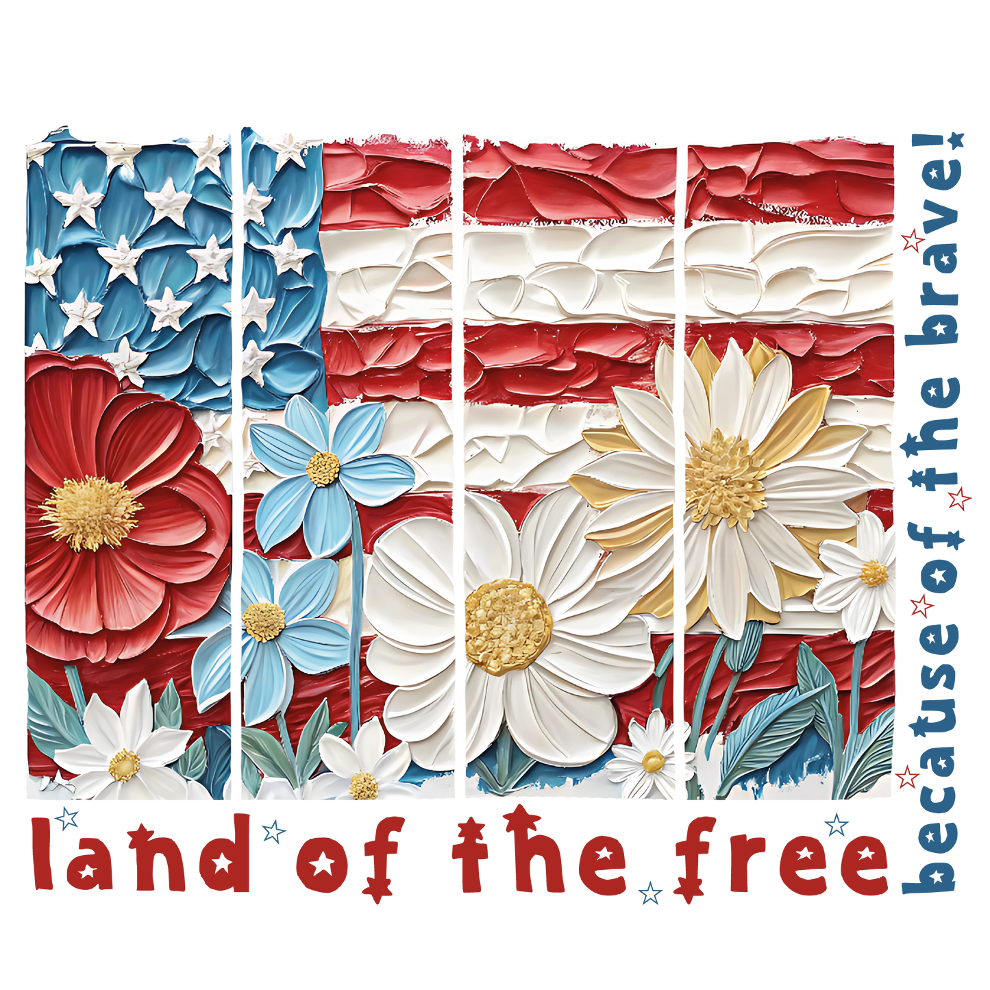 LAND OF THE FREE FLAG