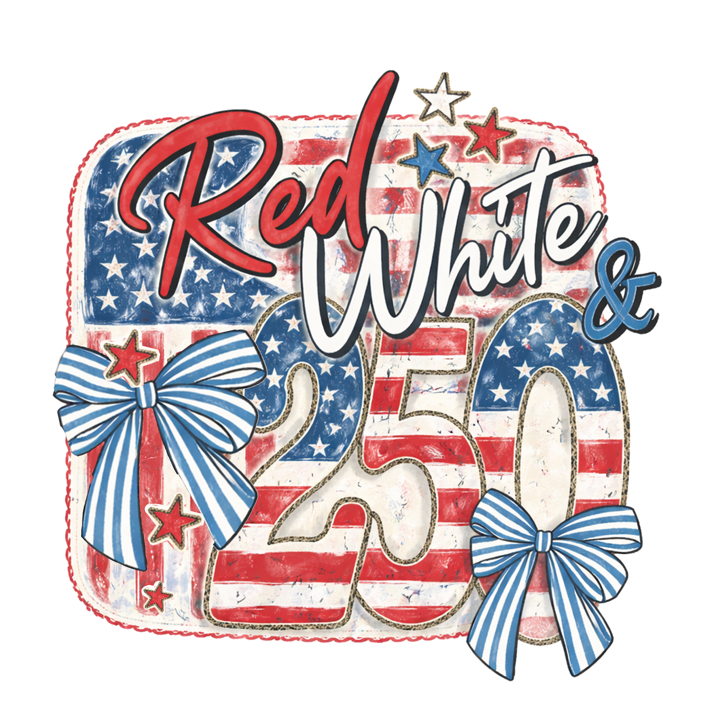 RED WHITE & 250